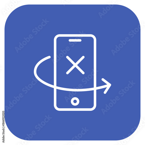 Digital Detox icon vector image. Can be used for Addiction.