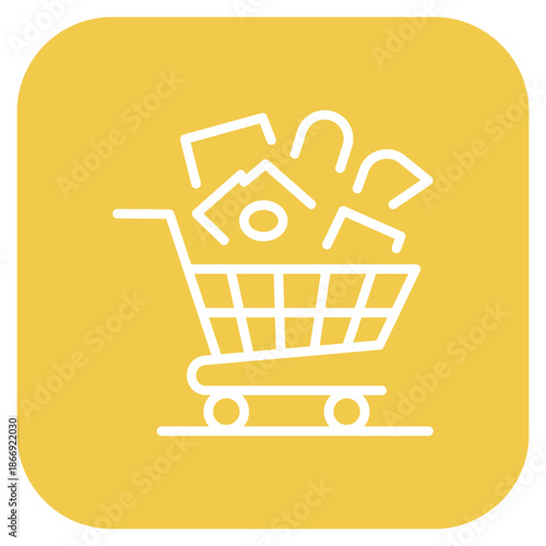 Compulsive Buying icon vector image. Can be used for Addiction.