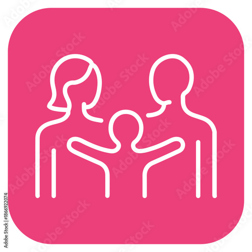 Family Therapy icon vector image. Can be used for Addiction.