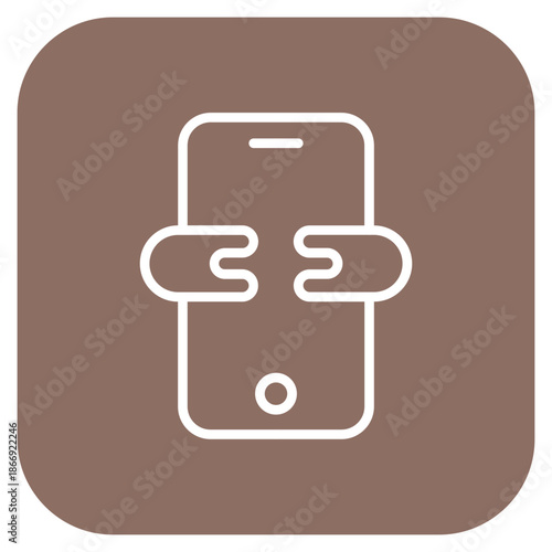 Social Media Addiction icon vector image. Can be used for Addiction.