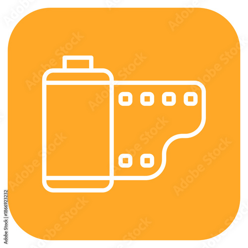 B-Roll Footage icon vector image. Can be used for Video Blog.