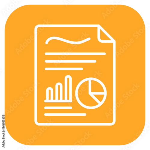 Report Document icon vector image. Can be used for Documents And Files.