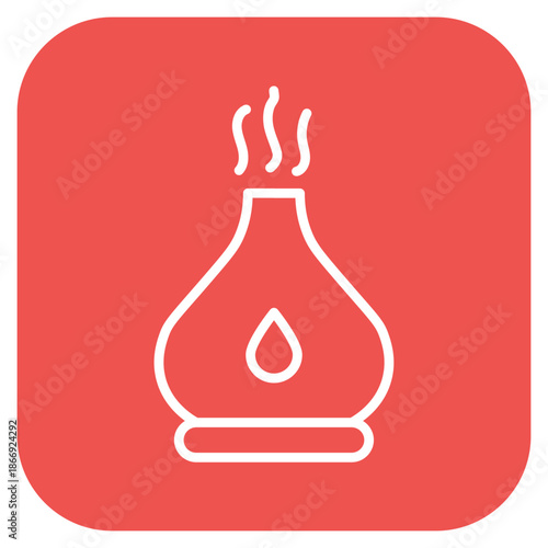 Aromatherapy icon vector image. Can be used for Cosmetology.