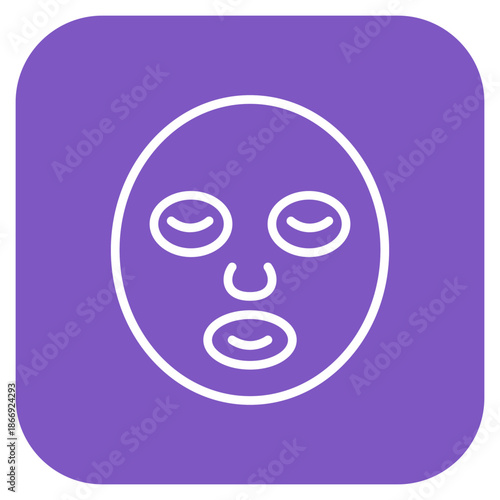 Beauty Mask icon vector image. Can be used for Cosmetology.