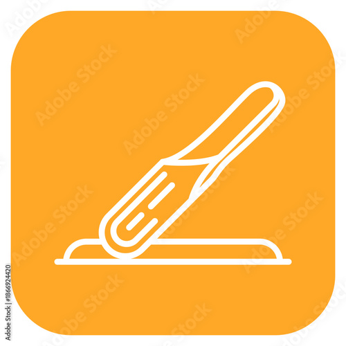 Nail File icon vector image. Can be used for Cosmetology.