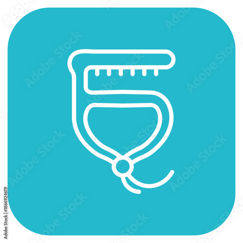 Cord Clamp icon vector image. Can be used for Maternity.