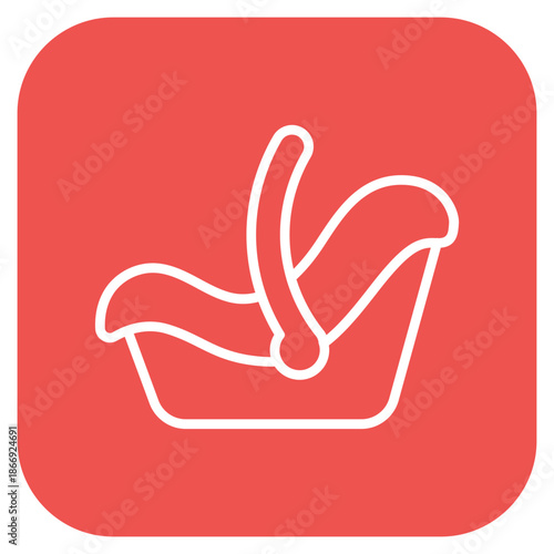 Infant Car Seat icon vector image. Can be used for Maternity.