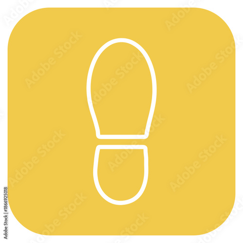 Shoeprint icon vector image. Can be used for Crime Investigation.