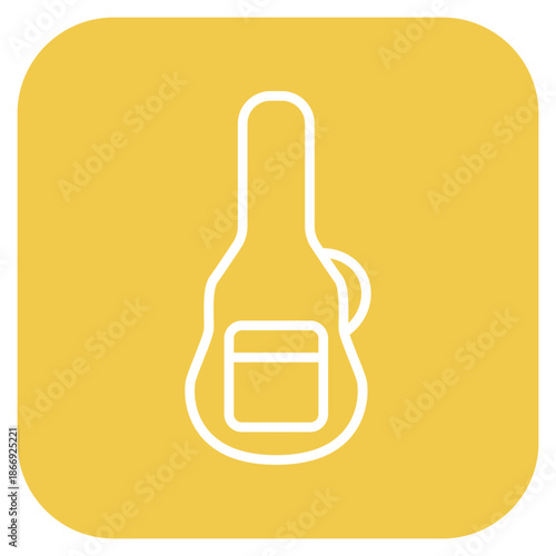 Gig Bag icon vector image. Can be used for Artist Studio.