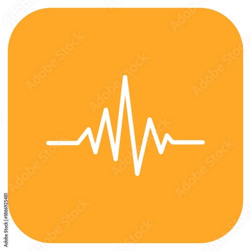 Earthquake icon vector image. Can be used for Geography.