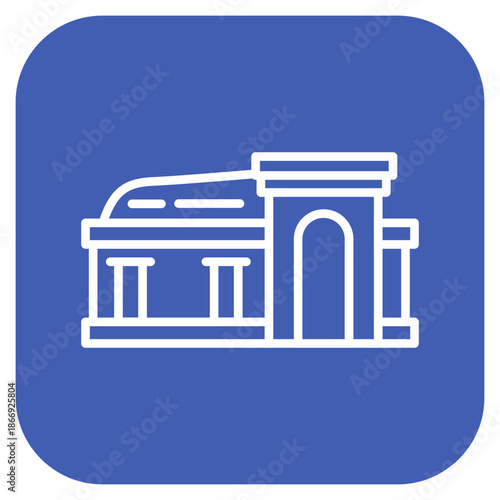Burial Chamber icon vector image. Can be used for Archeology.
