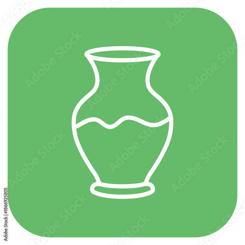 Ceramic Pottery icon vector image. Can be used for Archeology.