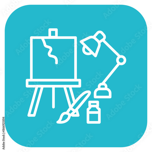 Conservation Lab icon vector image. Can be used for Archeology.
