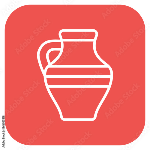 Copper Artifact icon vector image. Can be used for Archeology.