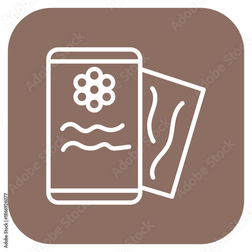 Fabric Softener Sheet icon vector image. Can be used for Laundry.