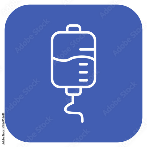 IV Drip icon vector image. Can be used for Nursing Home.