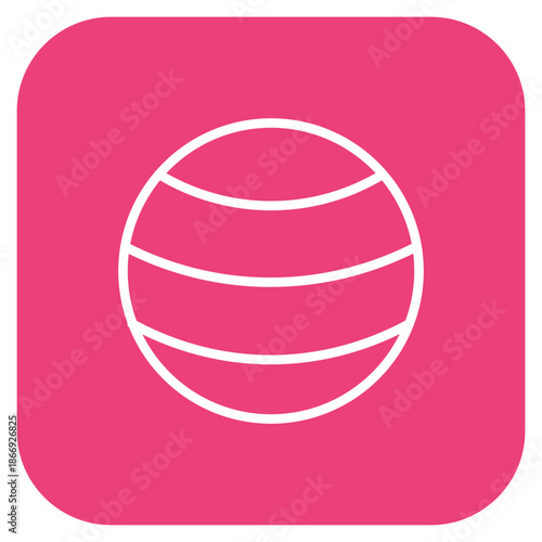 Therapy Ball icon vector image. Can be used for Nursing Home.