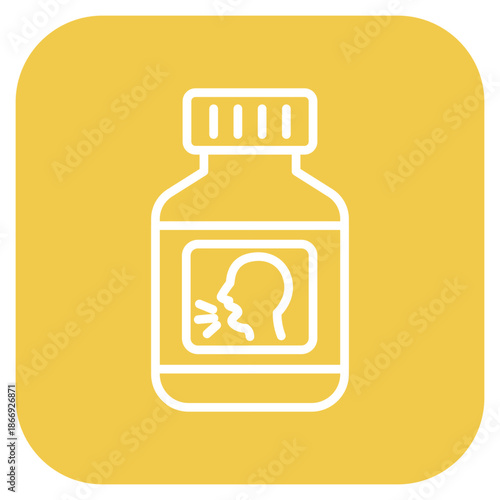 Cough Suppressant icon vector image. Can be used for Tuberculosis.
