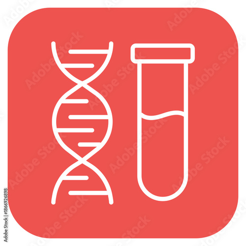 DNA Test icon vector image. Can be used for Tuberculosis.