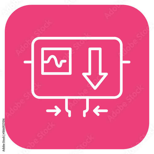 Negative Pressure icon vector image. Can be used for Tuberculosis.