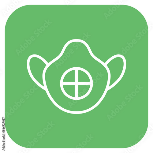 Respirator Mask icon vector image. Can be used for Tuberculosis.
