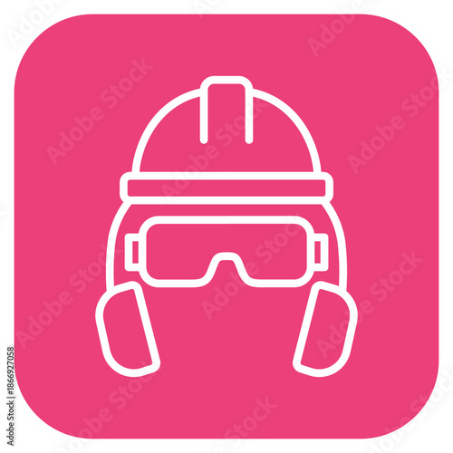 Protective Gear icon vector image. Can be used for Tuberculosis.