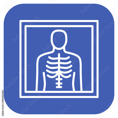 Radiology Scan icon vector image. Can be used for Tuberculosis.