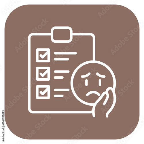 Symptom Chart icon vector image. Can be used for Tuberculosis.