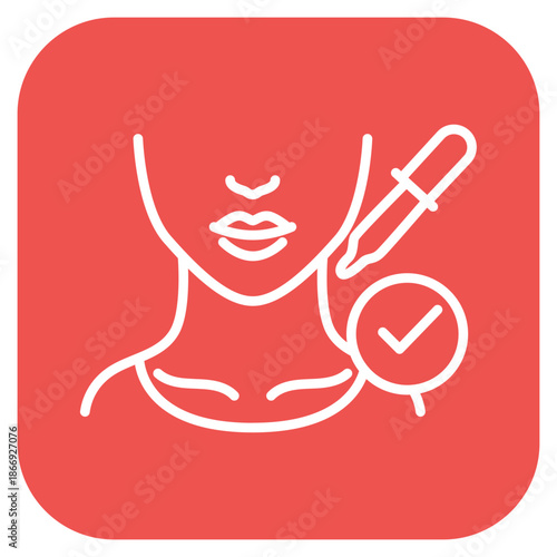 Skin Test icon vector image. Can be used for Tuberculosis.