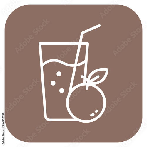 Fruit Juice icon vector image. Can be used for Brunch.