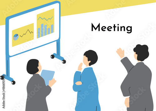 ビジネスミーティングをする人たち