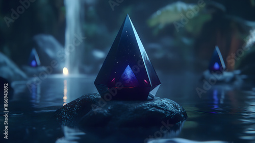 Raw molybdenum ore crystals on black shale with metallic reflections,showcasing strategic mineral resources and clean energy materials for industrial use.