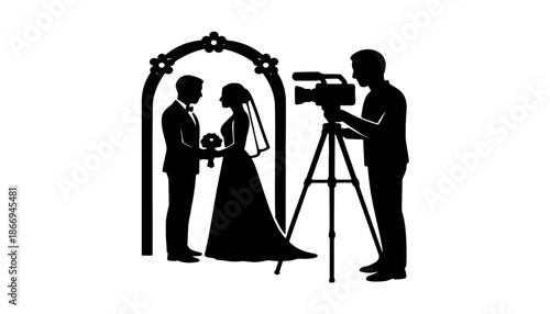 silhouette of a man and woman. black silhouettes of people. silhouettes of people. vector silhouette of a man.