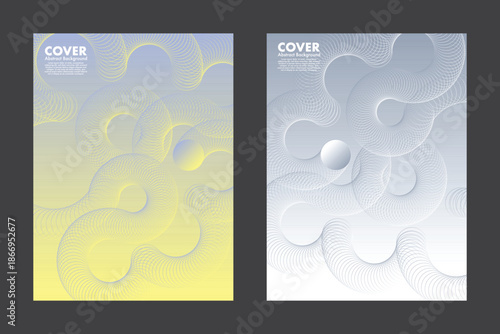 Soft color spiral abstract background vector with layered circular lines and subtle depth, creating a clean and elegant look for modern graphic design, cover, annual report and presentations.