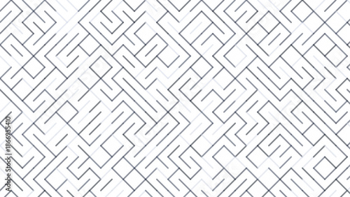 Complex Maze Puzzle Challenge Difficult Decision Making