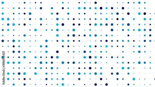 Blue Dots Pattern: Modern Minimalist Abstract Background
