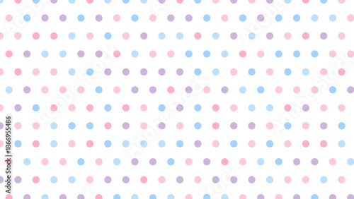 Pastel Polka Dot Pattern: Soft, Colorful Background Texture