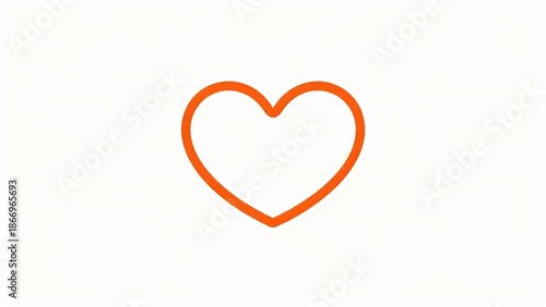 OrangeHeartOutline