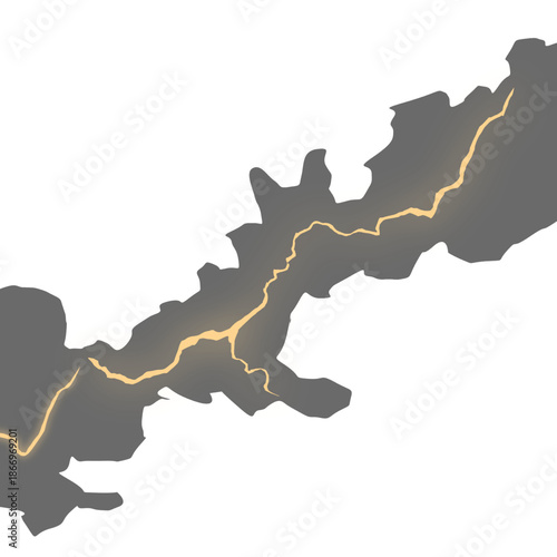 A black house with beautiful shadows