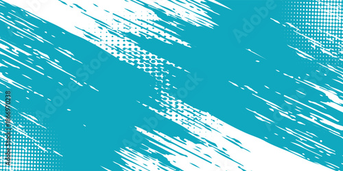 Dots halftone white and blue color pattern gradient grunge texture background. Dots pop art comics sport style vector illustration. vector grunge and dot. eps 10