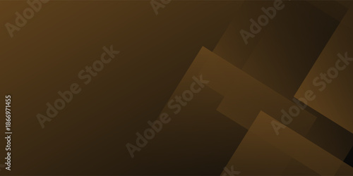 Vector abstract hexagon soft color with brown and gold gradient design image