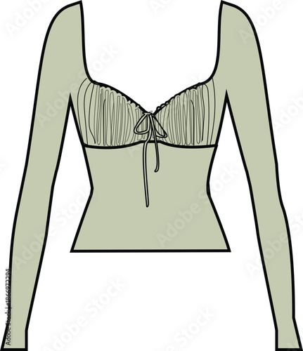  cad flat lay garment design clothing technical drawing cads fashion design apparel outline v neck drape trending vector designer  women illustration croquettes mock up girls bodysuit suit one piece 
