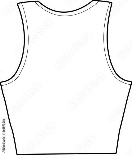 top Cad Basics singlet vest sports outline tee t-shirt cami cad Garment Flat clothing technical drawing cads fashion design apparel outline v neck eyelash lace trending vector designer  women 
