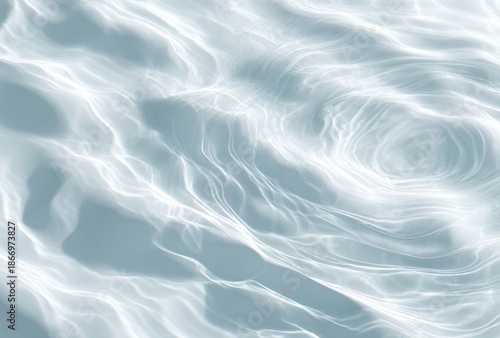 Abstract white water texture background with light reflection and shadow for summer concept banner design