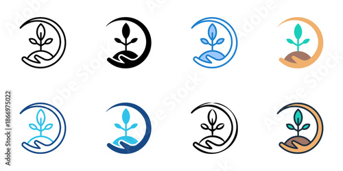 Nursery icons set multiple style collection. Editable stroke 
