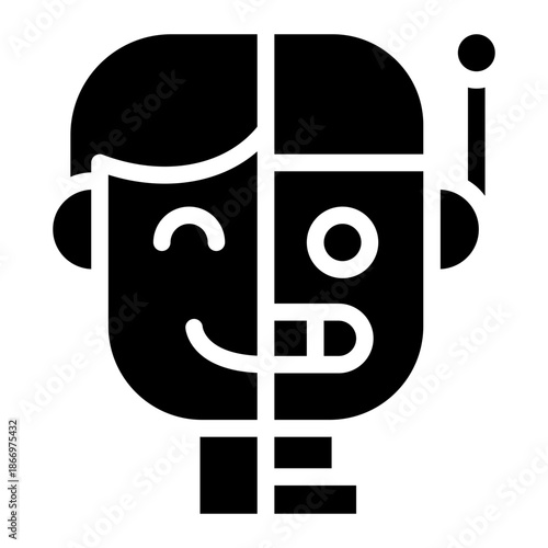 robot icon vector