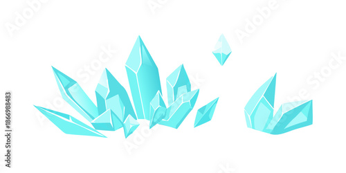 Illustration of crystals
