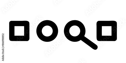 Search and selection icons