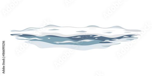 Calm water reflection