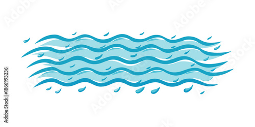 Calm water illustration